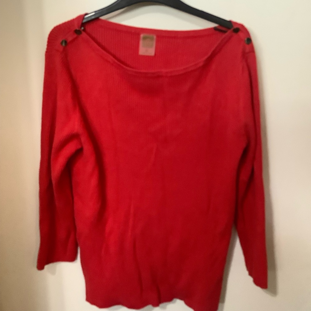 ANNE KLEIN:  Red Women's Sweater